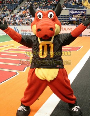Sparky - New York Dragons mascot