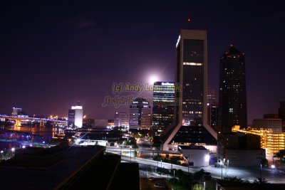 Downtown Jacksonville, Florida at Night