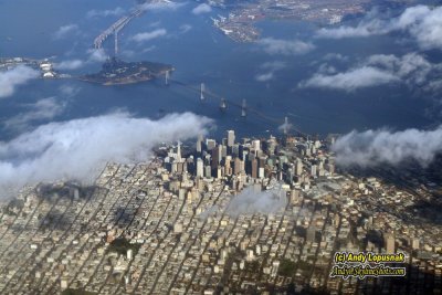 Aerial shot of San Francisco