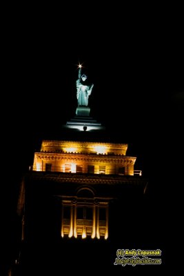 Buffalo's Liberty Building at Night