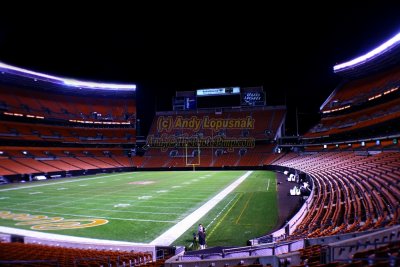 Cleveland Browns Stadium at Night