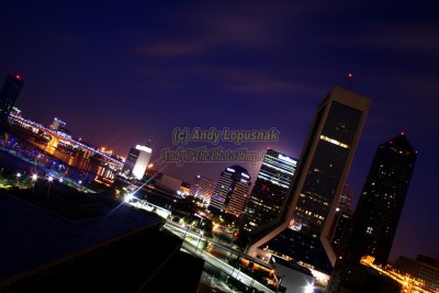 Jacksonville, Florida at Night