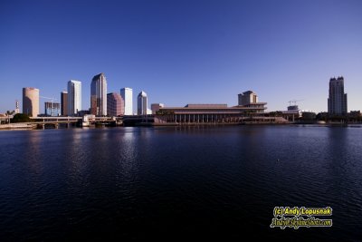 Downtown Tampa, Florida from Davis Island