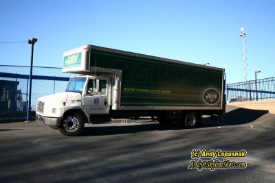 New York Jets equipment truck