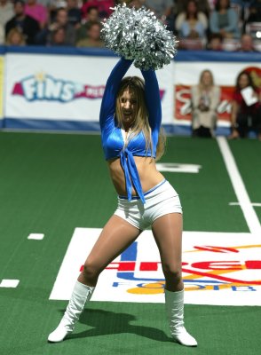 San Diego Riptide cheerleader