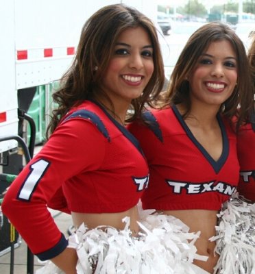And TWINS!!!! - Houston Texans cheerleaders