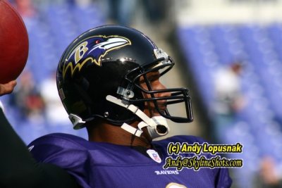 NFL Baltimore Ravens quarterback Steve McNair