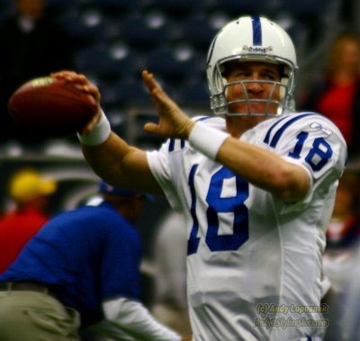 NFL Indianapolis Colts QB Peyton Manning