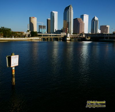 Downtown Tampa, Florida as seen from Davis Island