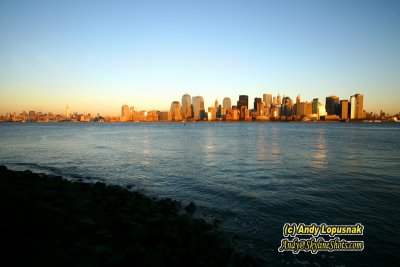 Manhattan as seen from Liberty Park in New Jersey