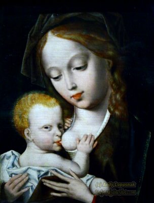 Baby Jesus with the Virgin Mary