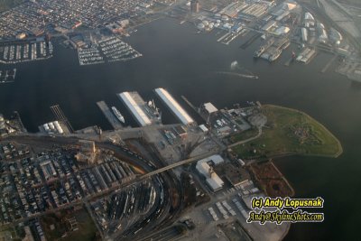 Aerial shot of Ft. McHenry - Baltimore, MD