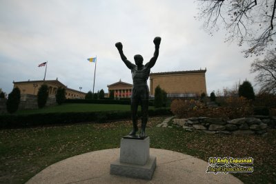 Rocky Statue in Philadelphia, PA