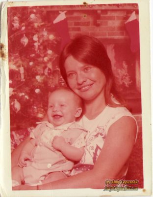 Couple months old with my mom (sometime in 1977)