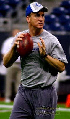 NFL Indianapolis Colts QB Peyton Manning