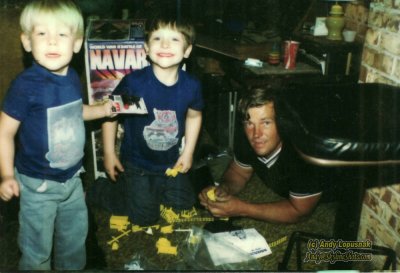 Sean, Andy & Kenny Christmas circa 1981