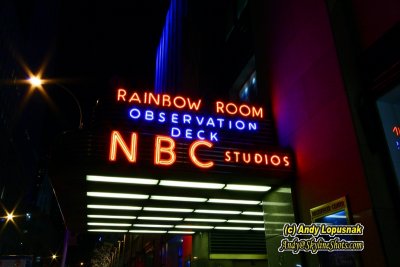Rainbow Room at night in New York