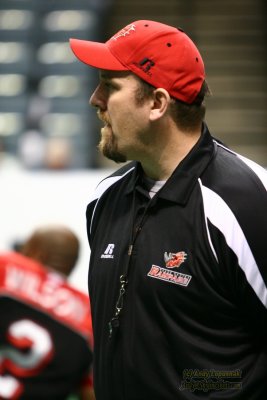 Grand Rapids Rampage OL coach Tom Riva