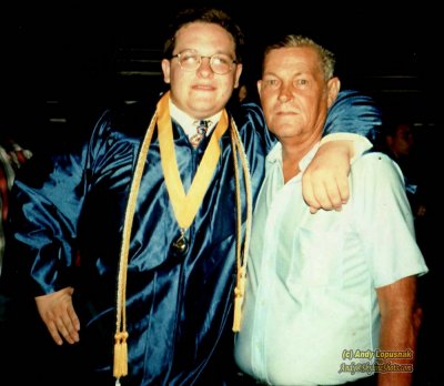Andy's high school graduation - 1995