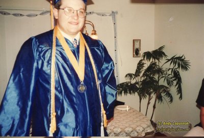 Andy's high school graduation - 1995
