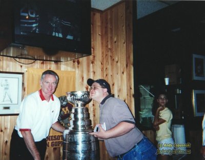 Me with the Stanley Cup and NJ Devils head coach