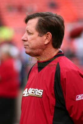 San Francisco 49ers offensive coordinator Norv Turner