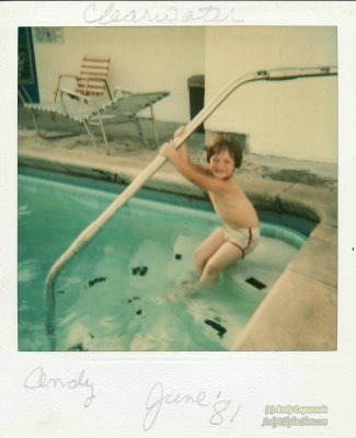 Swimming with my dad