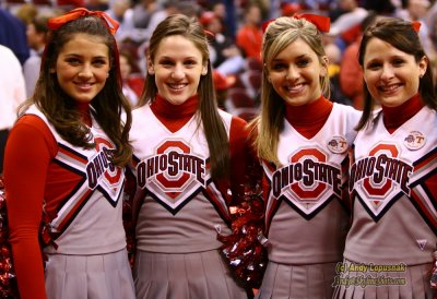 NCAA Ohio State University cheerleaders
