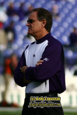 Baltimore Ravens head coach Brian Billick