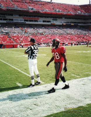 NFL Tampa Bay Buccanners RB Warrick Dunn