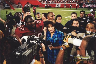 NFL Tampa Bay Buccanners' Warren Sapp