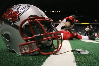 Grand Rapids Rampage helmet