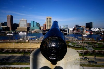 downtown Baltimore, Maryland from Federal Hill