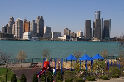 Downtown Detroit as seen from Winsor