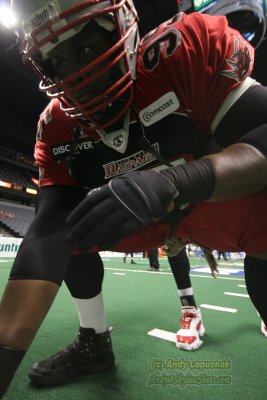 Grand Rapids Rampage lineman Mondre Dickerson