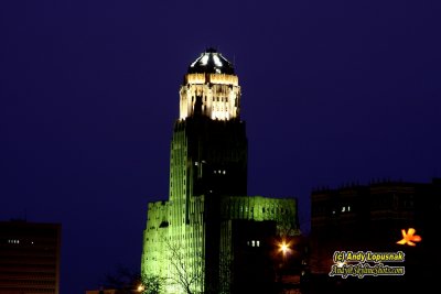 Buffalo's City Hall at Night 