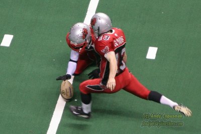 Grand Rapids Rampage kicker Brian Gowins