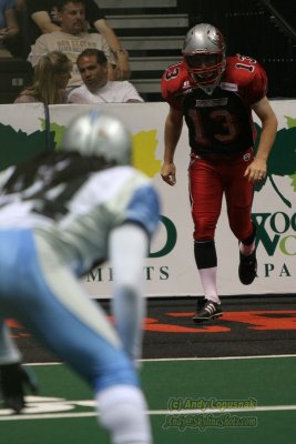 Grand Rapids Rampage kicker Brian Gowins