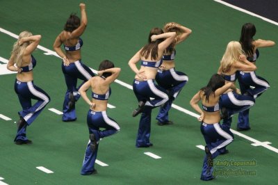 Chicago Rush cheerleaders