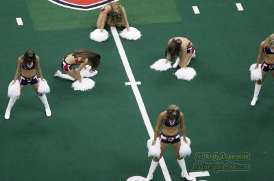 Columbus Destroyers cheerleaders