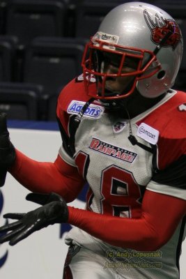 Grand Rapids Rampage WR Clarence Coleman