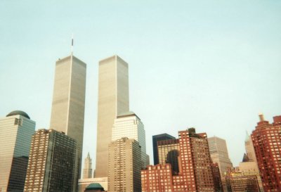 World Trade Center on February 11, 2001 - seven months before they fell