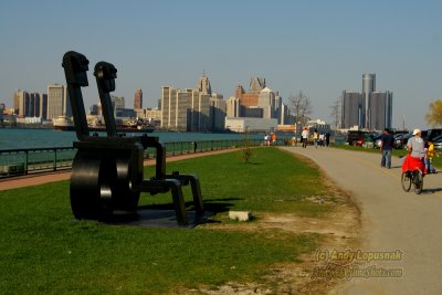 Downtown Detroit from Winsor, Canada