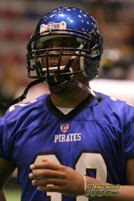 Michigan Pirates quarterback Damon Dowdell