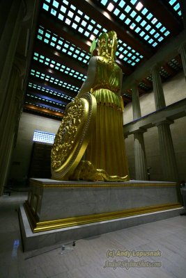 Nashville's Parthenon - statue of Athena