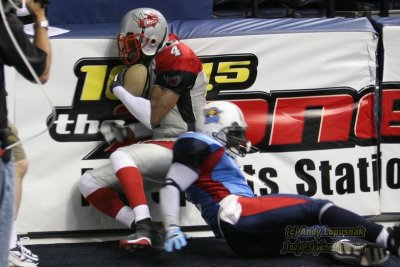Grand Rapids Rampage WR Jermaine Lewis grabs a touchdown