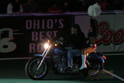 Columbus Destroyers cheerleader