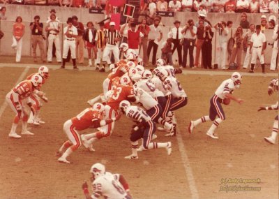 Vintage photo of the Bucs-Bills from the 1970s