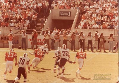 Vintage photo of the Bucs-Bills from the 1970s