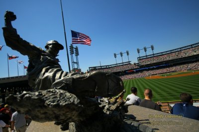Ty Cobb statue at Comerica Park  - Detroit, MI